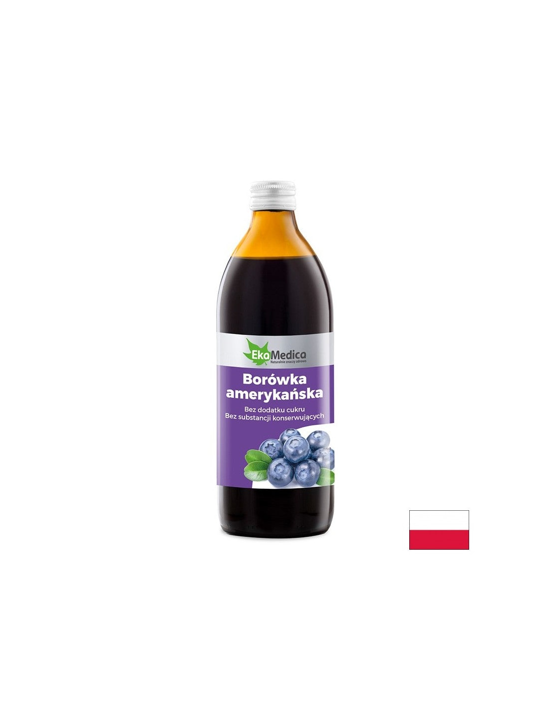 Antioxidant - American Blueberry, sirup 500 ml Ekamedica
