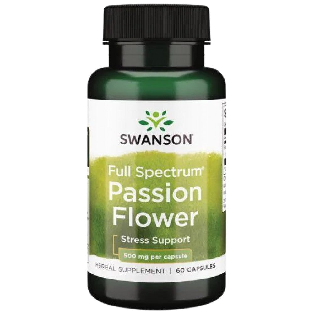 Celé spektrum Passion Flower 500 mg 60 kapsuly