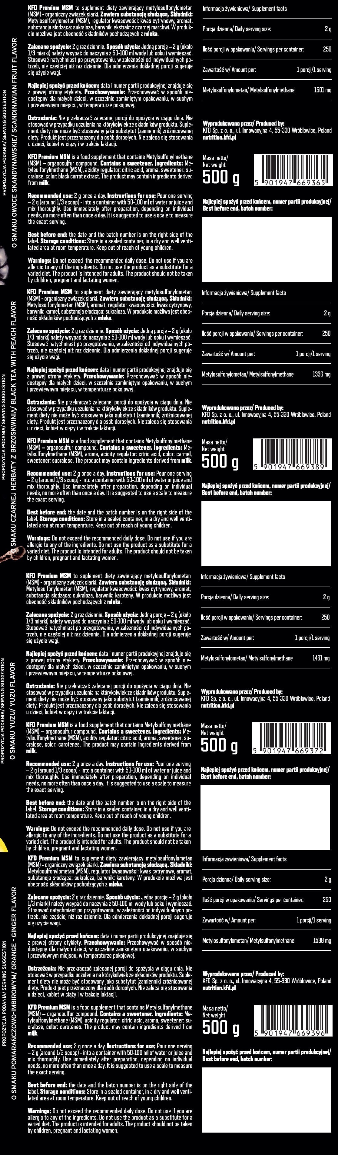 Prémiové MSM - 0,5