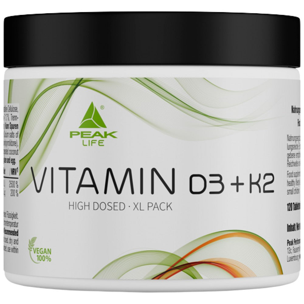 Tablety vitamínu D3 + K2 120