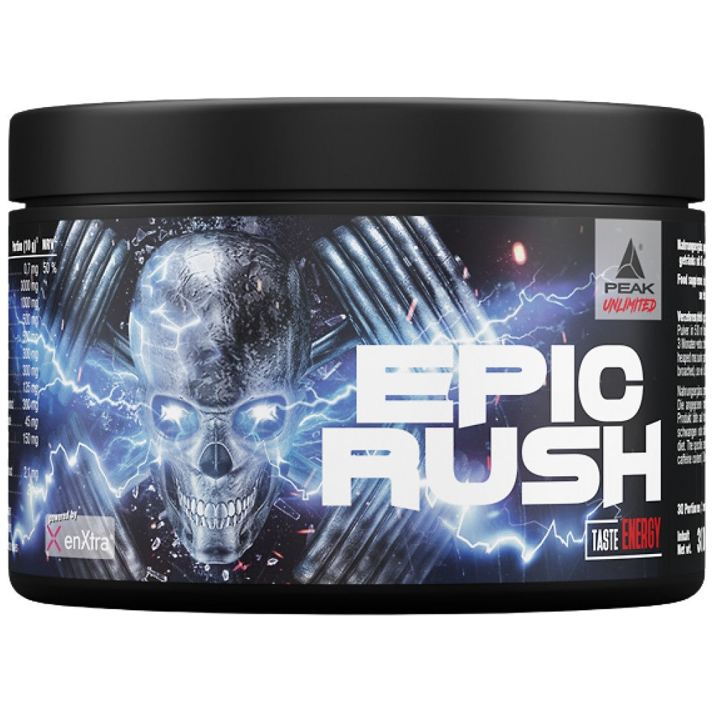 Epic Rush | Hardcore Focus pred tréningom alebo herná matica s Enxtra ™ - 300 gramov