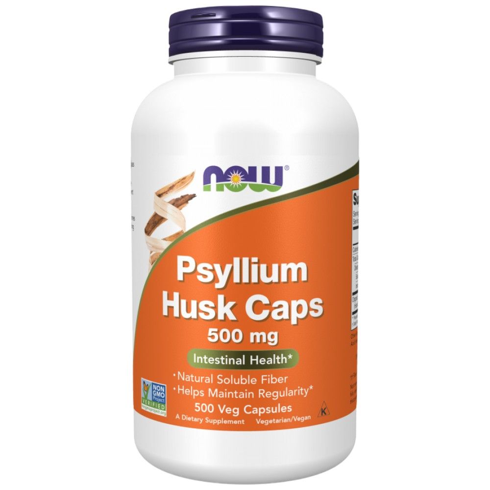 Psyllium šupky čiapky 500 mg - 500 kapsúl