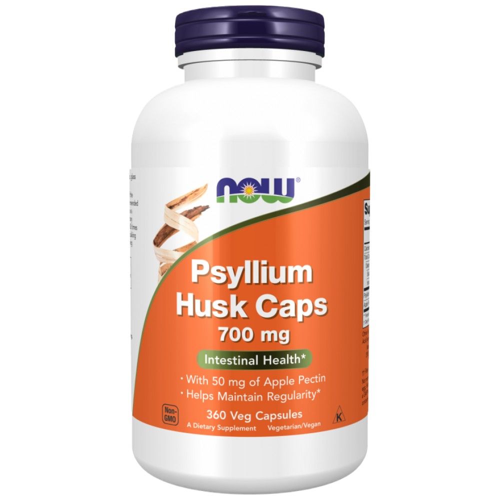 Psyllium šupka 700 mg | s jablkovým pektínom - 360 kapsúl