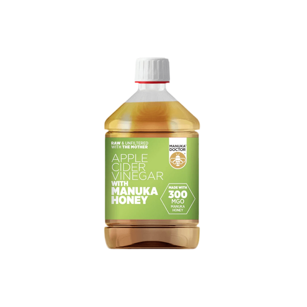Ocot jablčného muštu s manuka medom (300 mgo) - ocot jablčného muštu s medom Manuka (300 mgo), 500 ml