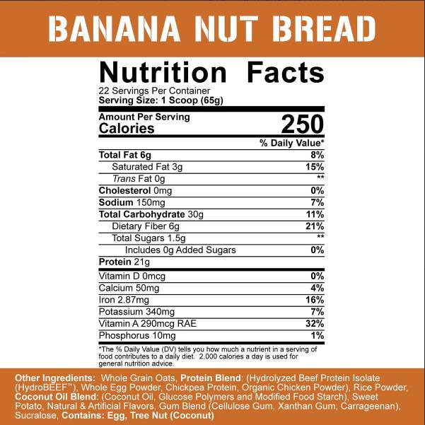 Real Carbs + Protein | Real Food Whole Meal - 1430 grams - Nutra Best Europe