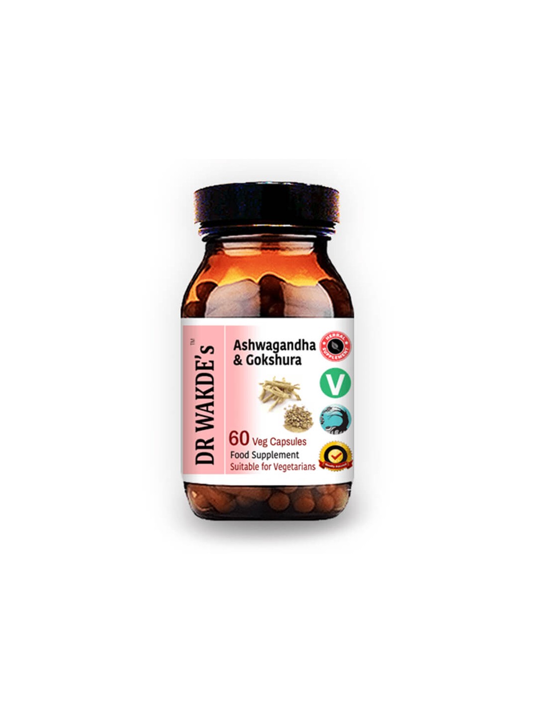 Ashwagandha a Gokshura - kombinácia proti stresu na zotavenie, 60 kapsúl