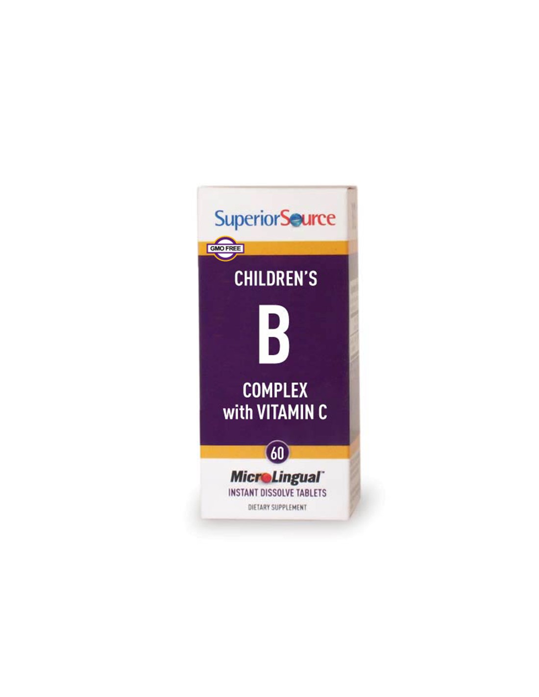Vitamín B-Komplex+C pre deti, 60 sublingválnych tabliet <tc>Superior Source</tc>