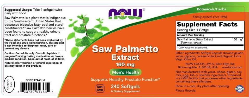 Palmetto extrakt 160 mg - 60 gélových kapsúl