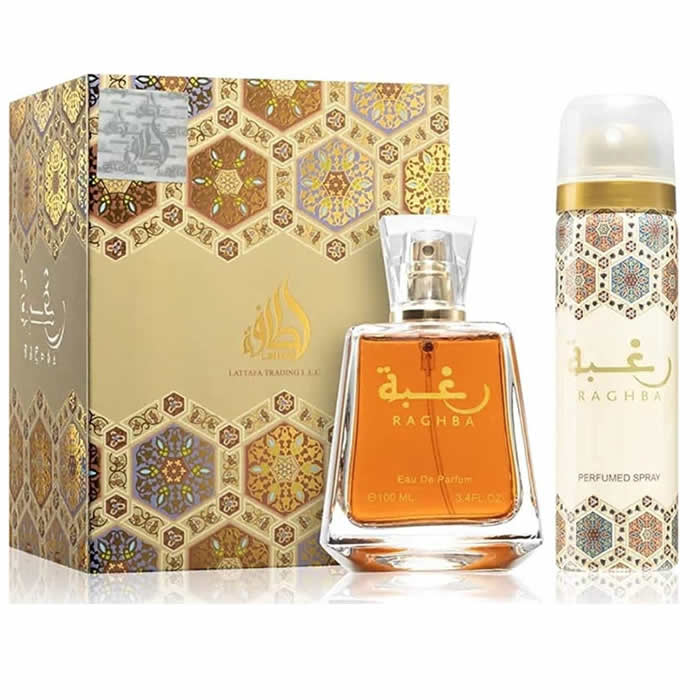 <tc>LATTAFA</tc> RAGHBA EAU DE PARFUM SPRAY 100ML + RAGHBA PARFUMOVANÝ SPREJ 50ML