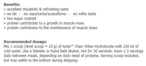 Čistá srvátka hydrolyzát vrecka 0,025 kg