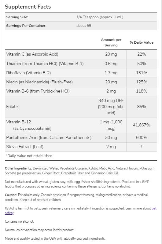 Tekutý vitamín B -12 - 237 ml