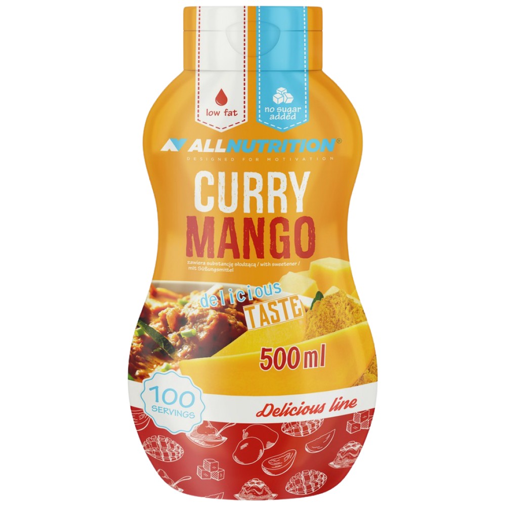 Nulová kalória omáčka Curry Mango - 500 ml