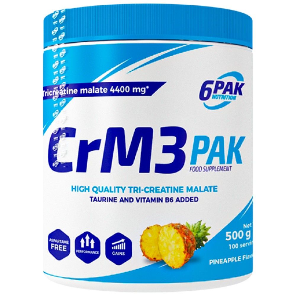 CRM3 PAK (Tri -Creatine Malate + Taurín) - 500 gramov