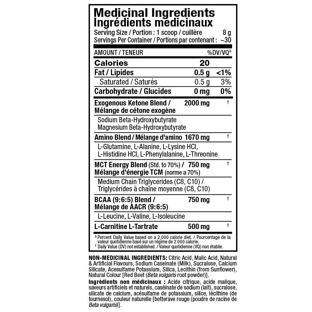 KetoCuts / Ketogénny energetický nápoj - 240 gramov