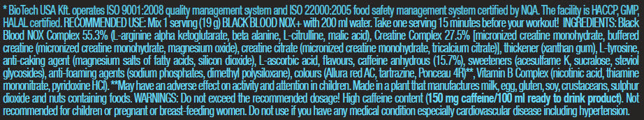 Čierna krv NOX+ / 19G