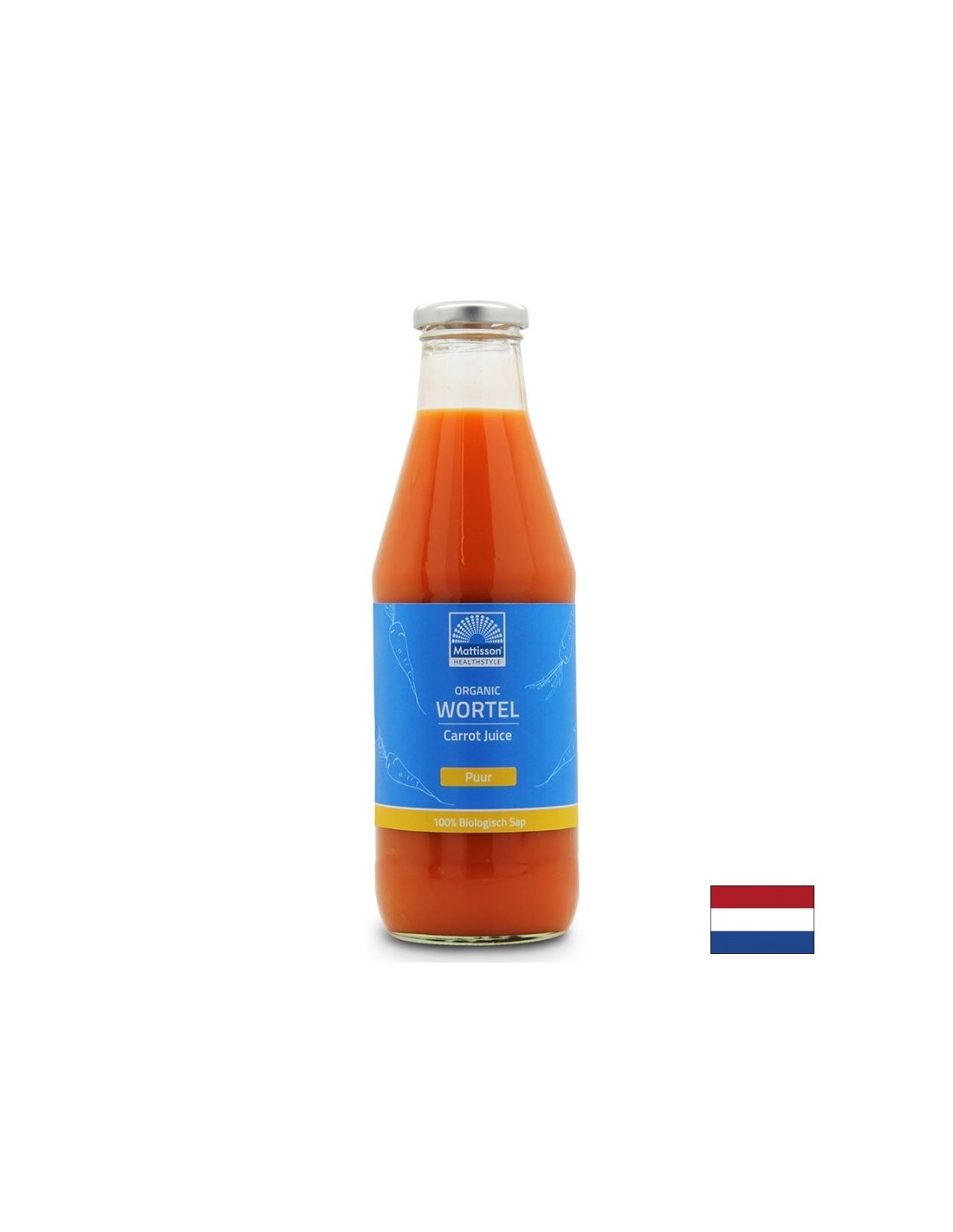 Organická mrkvová šťava - dobré pre oči, 750 ml