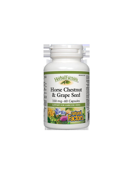 Horse Chestnut & Grape Seed 350 mg - 60 капсули - Feel You