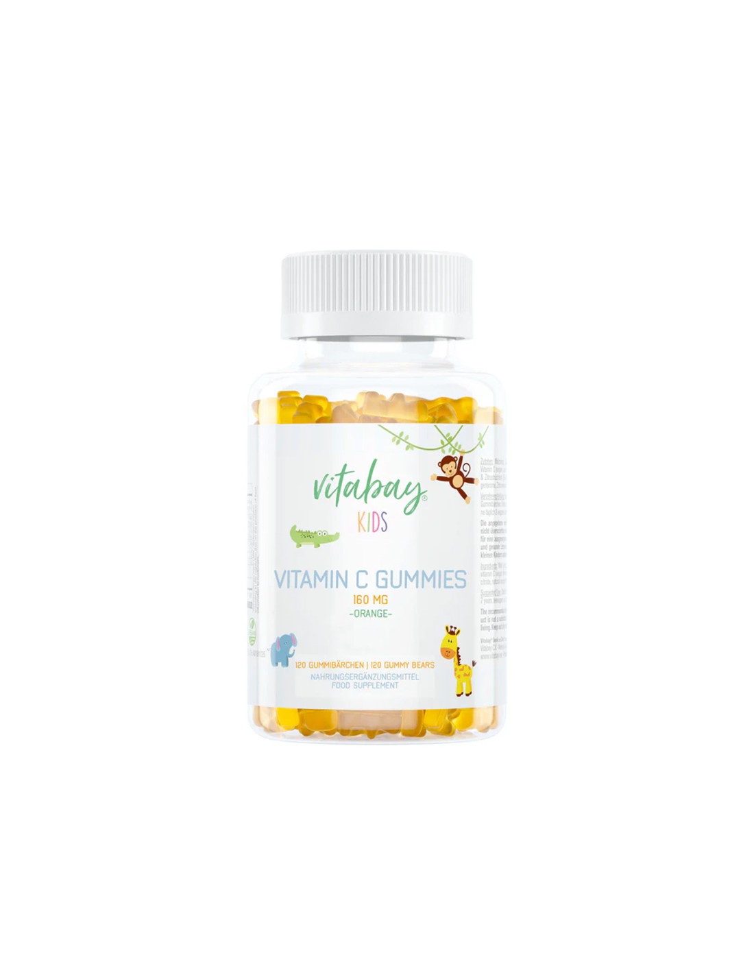 Imunita - vitamín C pre deti, 80 mg x 120 želé tablety, pomarančová príchuť