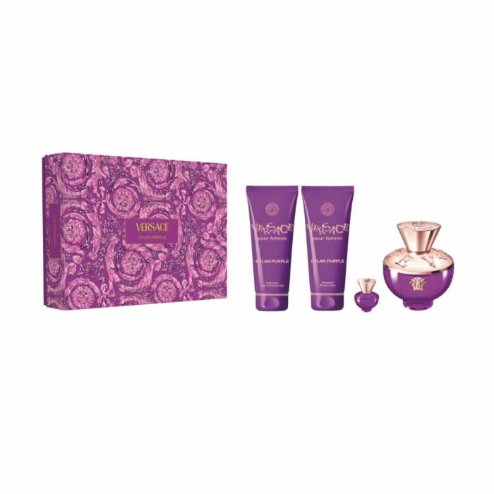 <tc>VERSACE</tc> Dylan Purple Eau De Parfume Spray 100ml Set 4 kusy