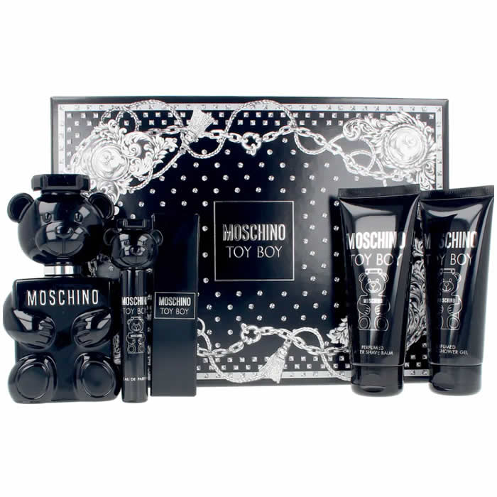 <tc>MOSCHINO</tc> Toy Boy parfémovaná voda s rozprašovačom 100 ml sada 4 kusov