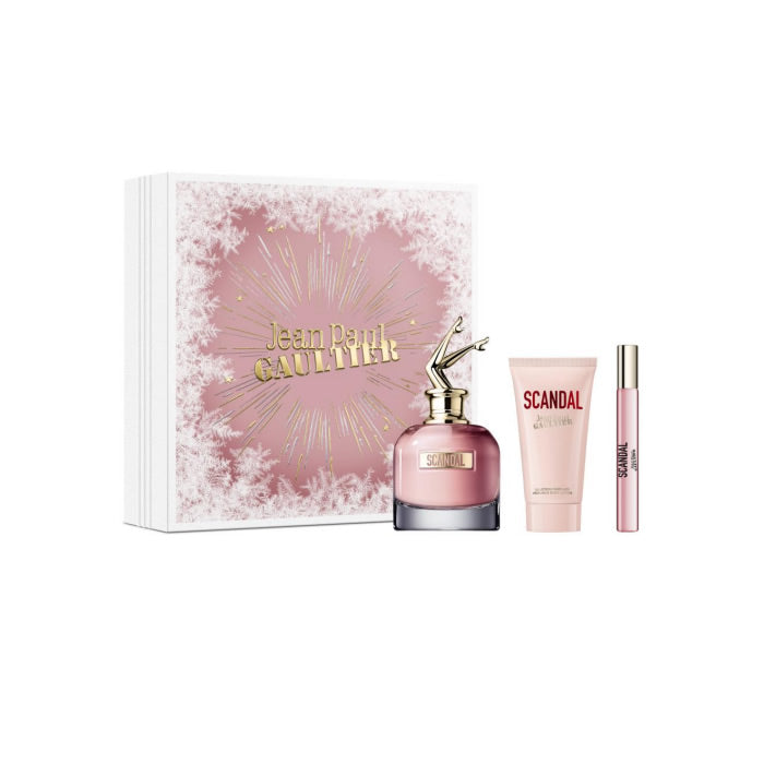 <tc>JEAN PAUL GAULTIER</tc> Scandal Eau De Parfume Spray 80ml Set 3 kusy Vianoce 2023