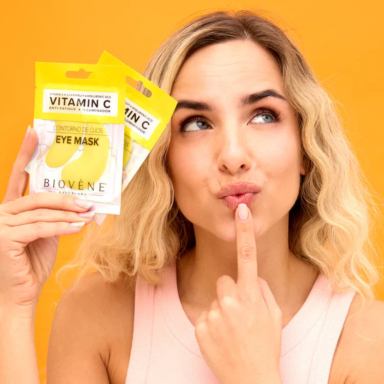 Maska vitamínu C očnej masky s grapefruitom a kyselinou hyalurónovou pre čerstvý vzhľad 1 pár