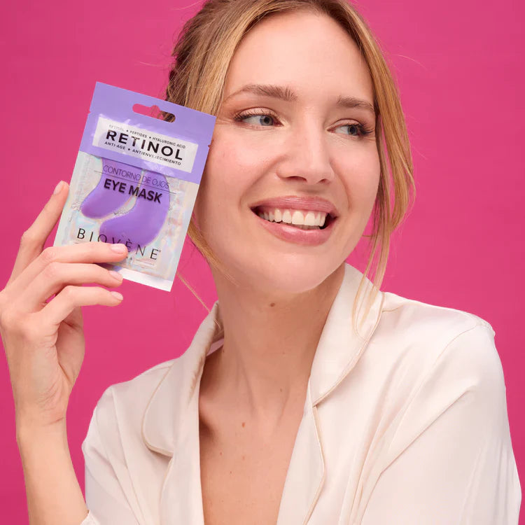 Maska z retinolu s peptidmi a kyselinou hyalurónovou pre omladenie 1 pár