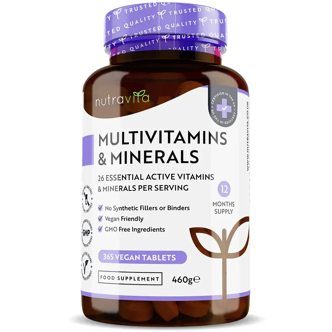 Multivitamins - 26 Essential Ingredients /365 tablets, 365 days/ Nutravita - Nutra Best Europe