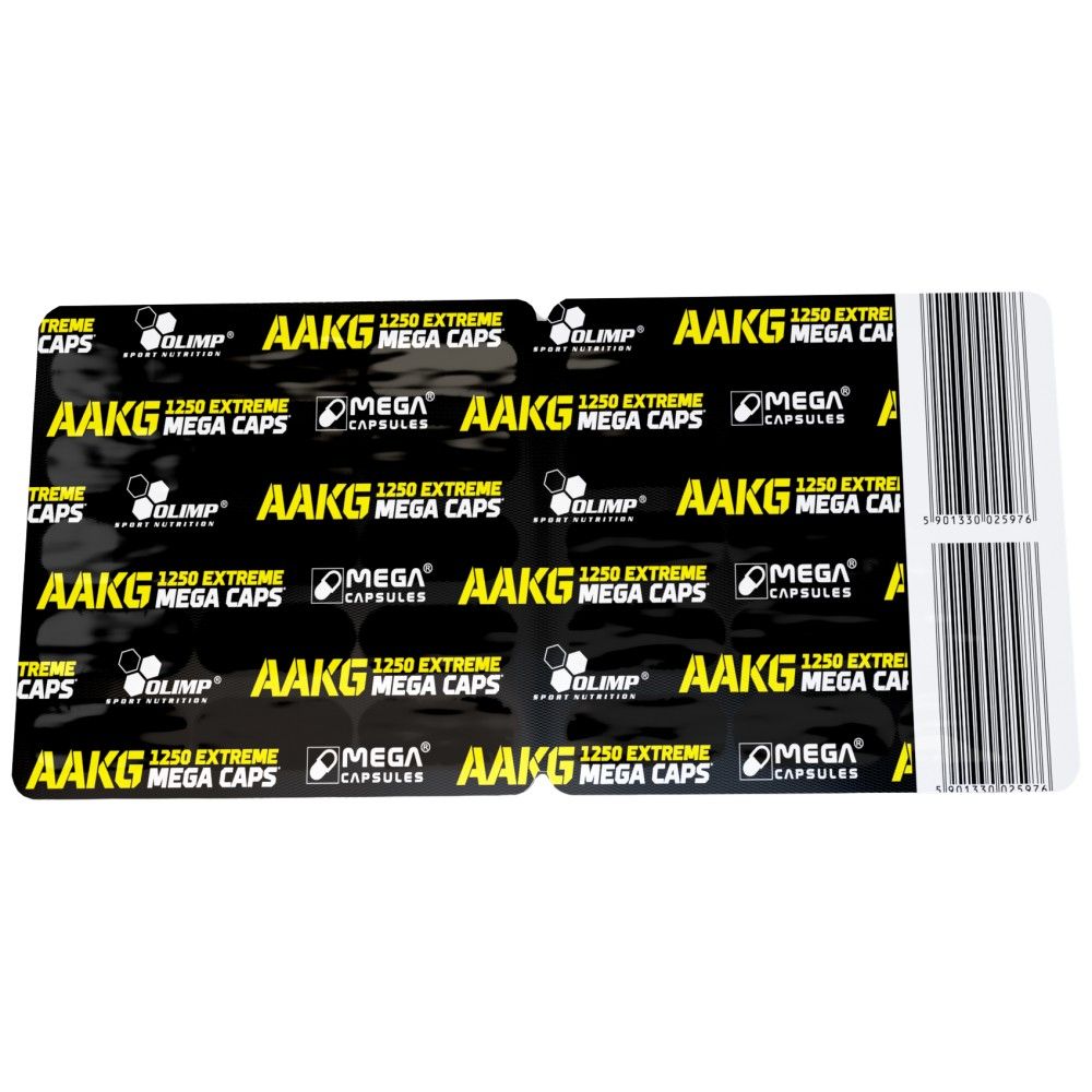 Aakg Extreme 1250 mega čiapky - 30 kapsúl
