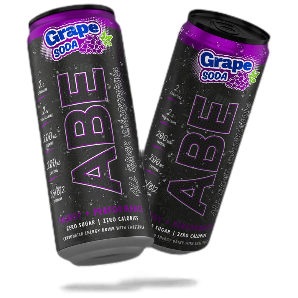 Abe Energy + výkon Všetko čierne všetko pripravené na pitie-330 ml
