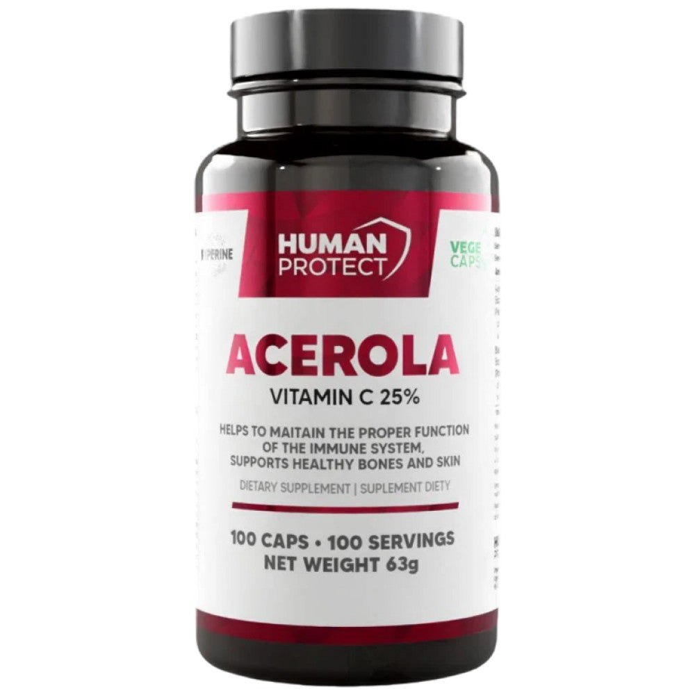 Acerola 500 mg | Prírodný zdroj kapsúl vitamínu C - 100