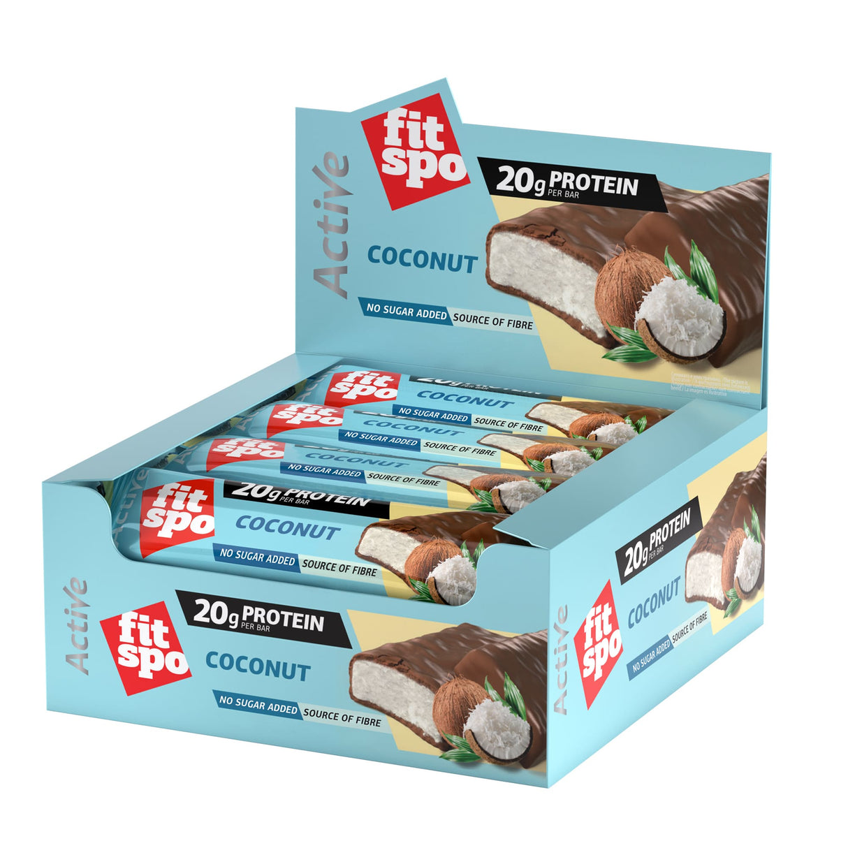 Aktívny barový kokos - 12 x 60 gramov
