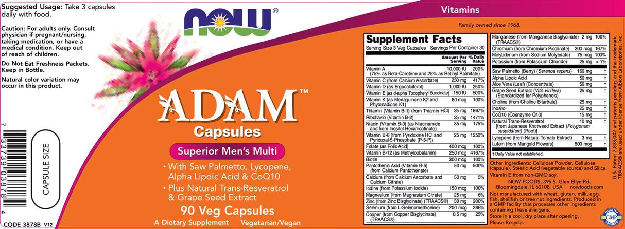 Adam Men's Vits - 90 gélových kapsúl