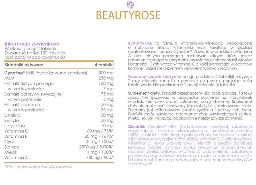 Alldeynn | Beautyrose - 120 tabliet