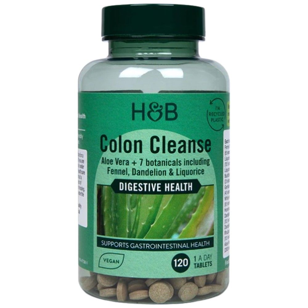 Čistenie hrubého čreva Aloe vera 330 mg - 120 tabliet