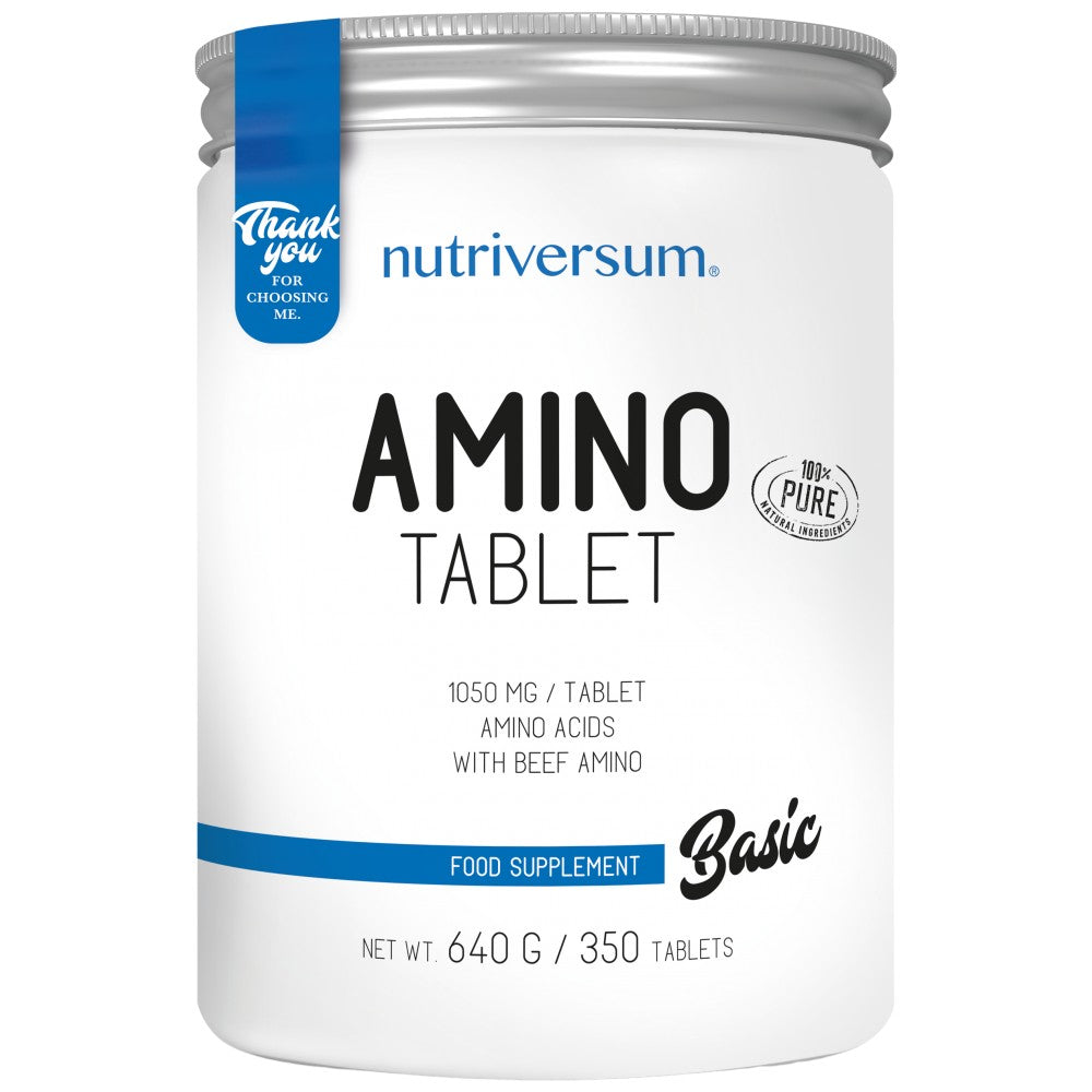 Amino tablet z proteínu srvátky a hovädzieho mäsa - 350 tabliet