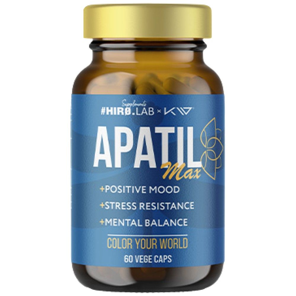 Apatil max | s Ashwagandha, šafranom a ženšenom - 60 kapsúl