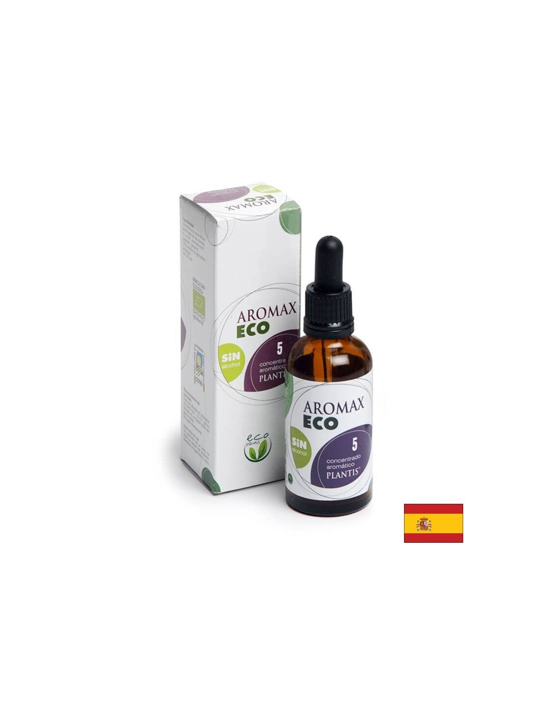 Bylinná tinktúra na detoxikáciu - Aromax Eco 5 Plantis®, bez alkoholu, 50 ml