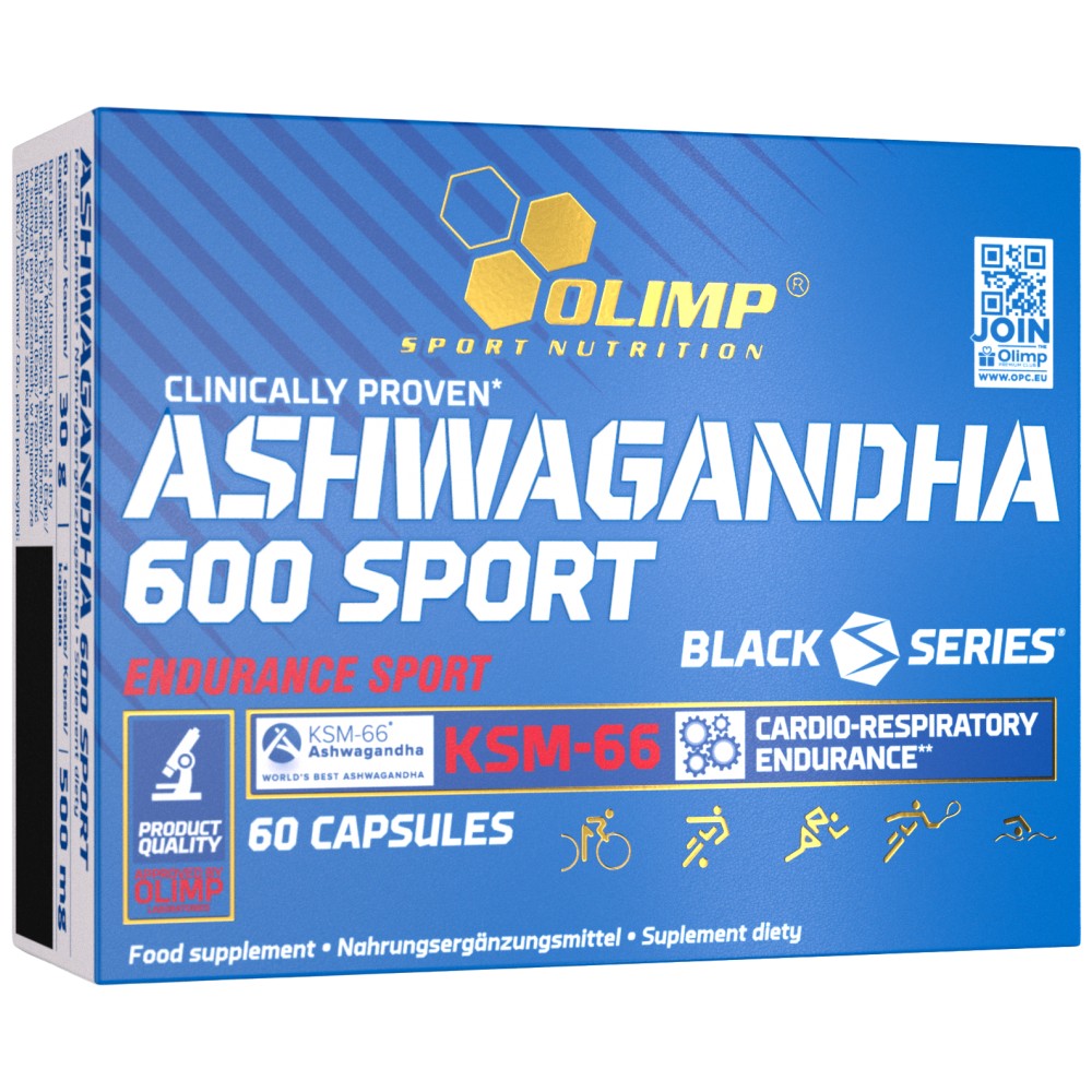 Ashwagandha 600 Sport KSM -66 - 60 kapsúl