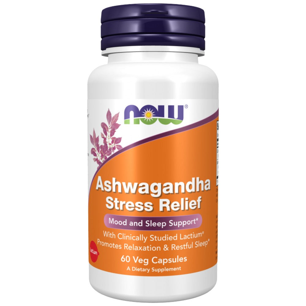 Úľava stresu Ashwagandha S biologickými mliečnymi peptidmi - 60 kapsúl