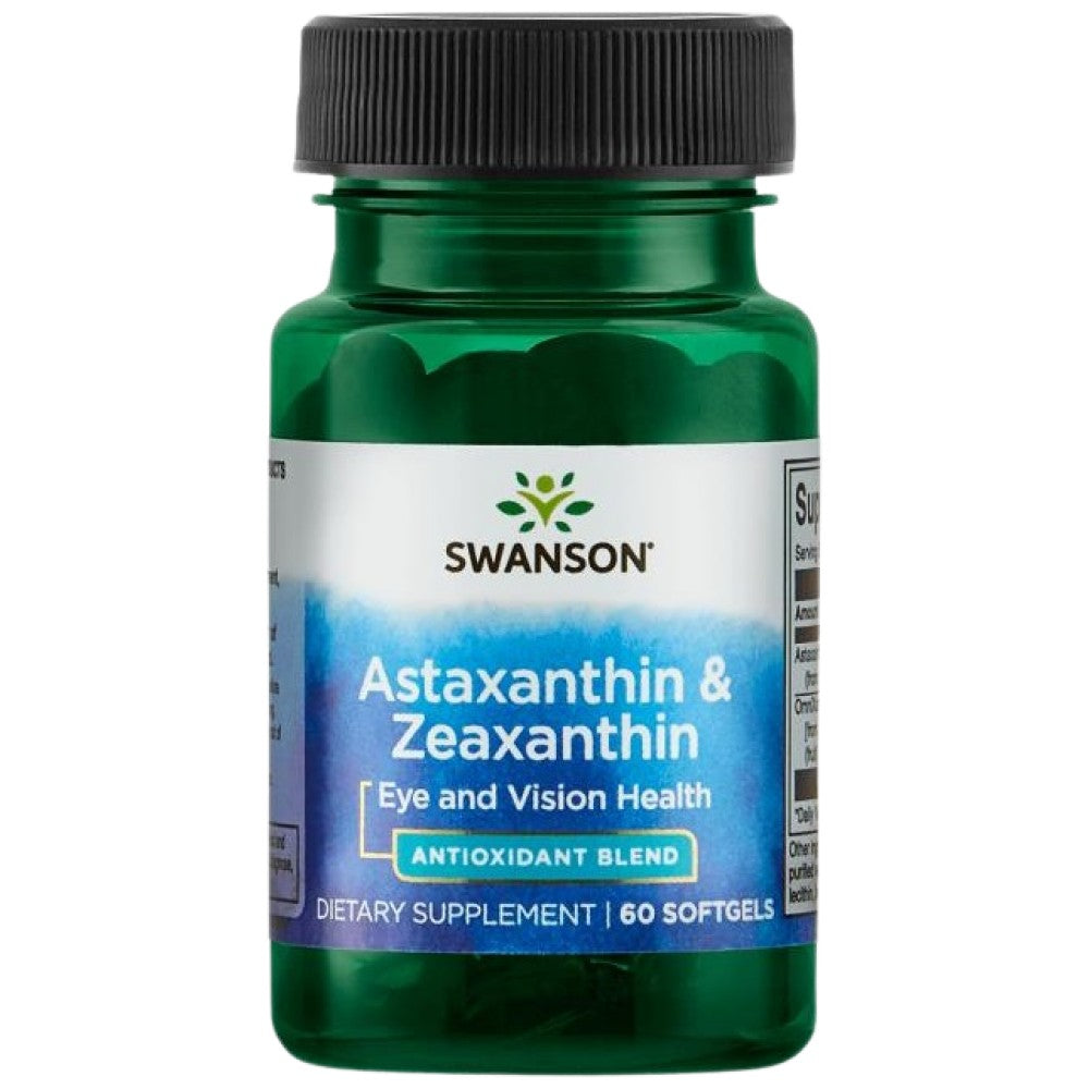 Astaxantín a zeaxanthin 60 gélové kapsuly
