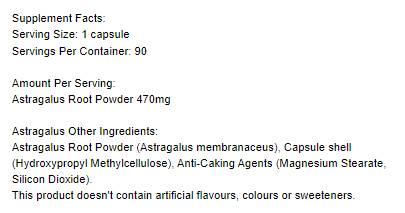 Astragalus 470 mg - 90 kapsúl