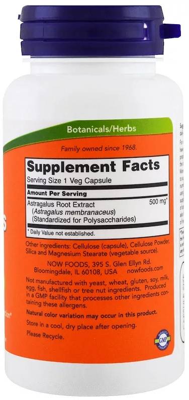 Extrakt Astragalus 500 mg - 90 kapsúl