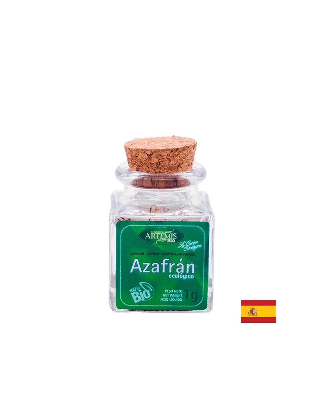 Šafran (azafran) organický, 1 g Herbes del Moli
