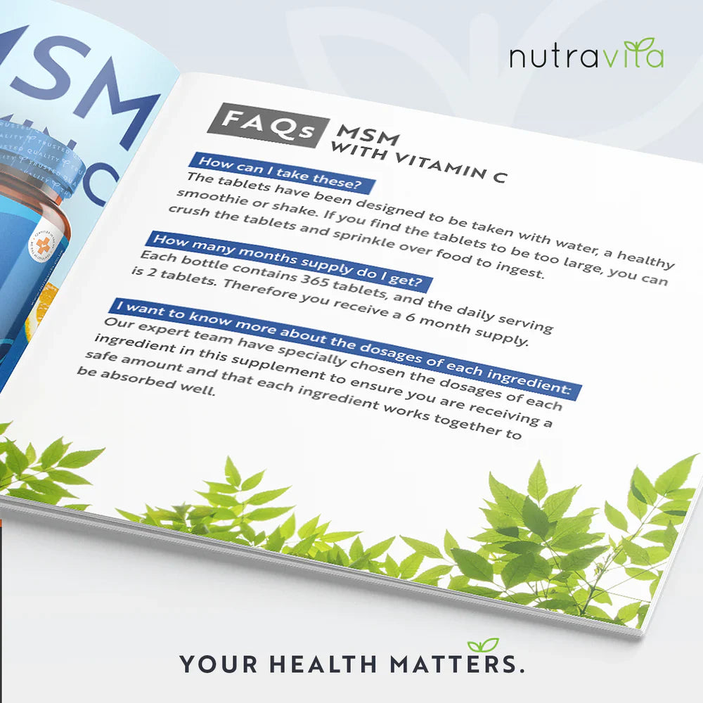 MSM 2200 mg (kosti a kĺby) - 365 tabliet