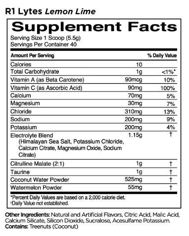 Lytes+ | Podpora doplňovania prémiových elektrolytov s citrullínom a taurínom - 220 gramov