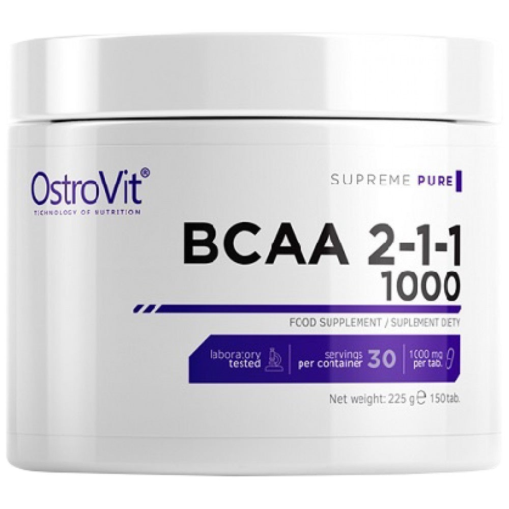 BCAA 2: 1: 1 1000 150 tablety