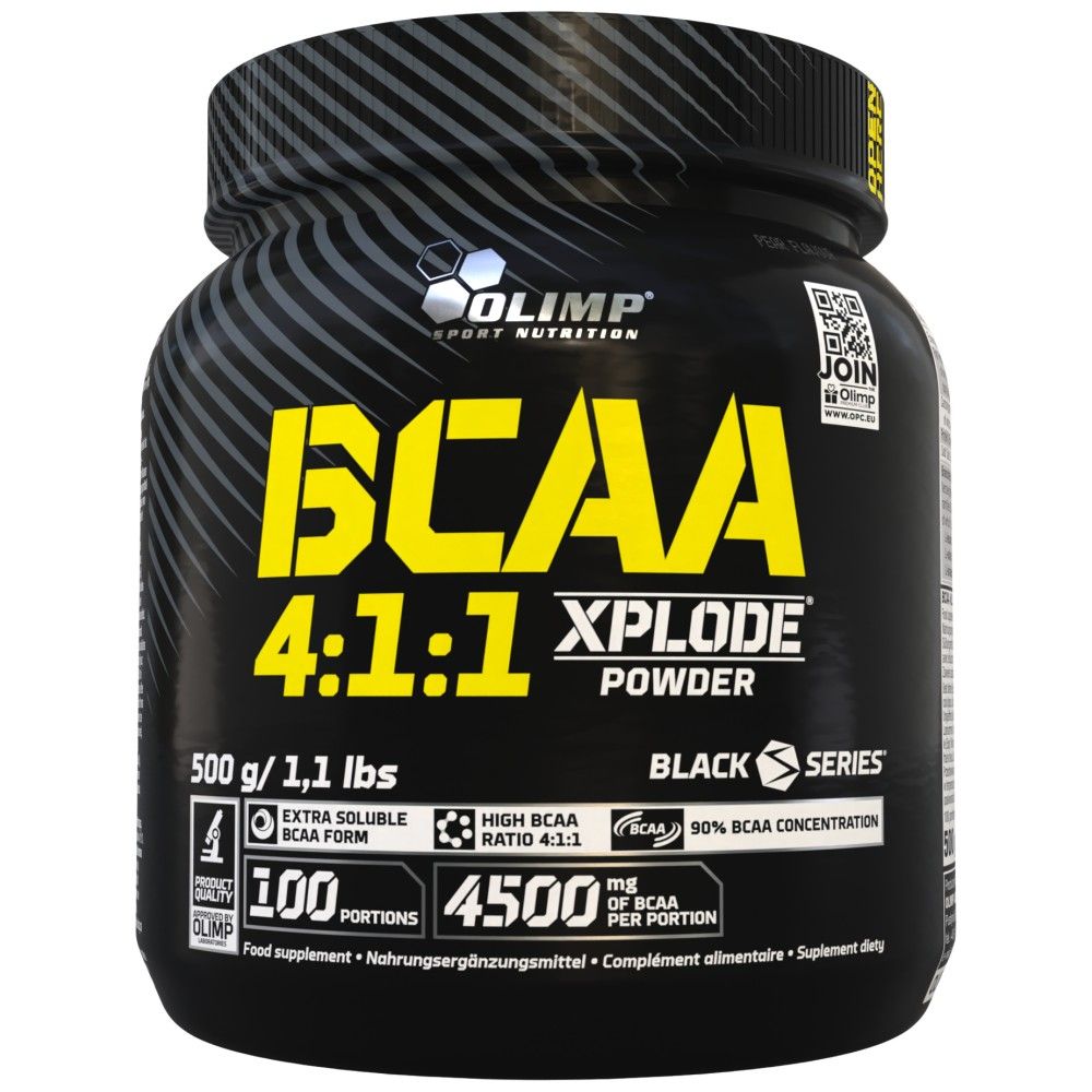 BCAA 4: 1: 1 XPLODE prášok - 500 gramov