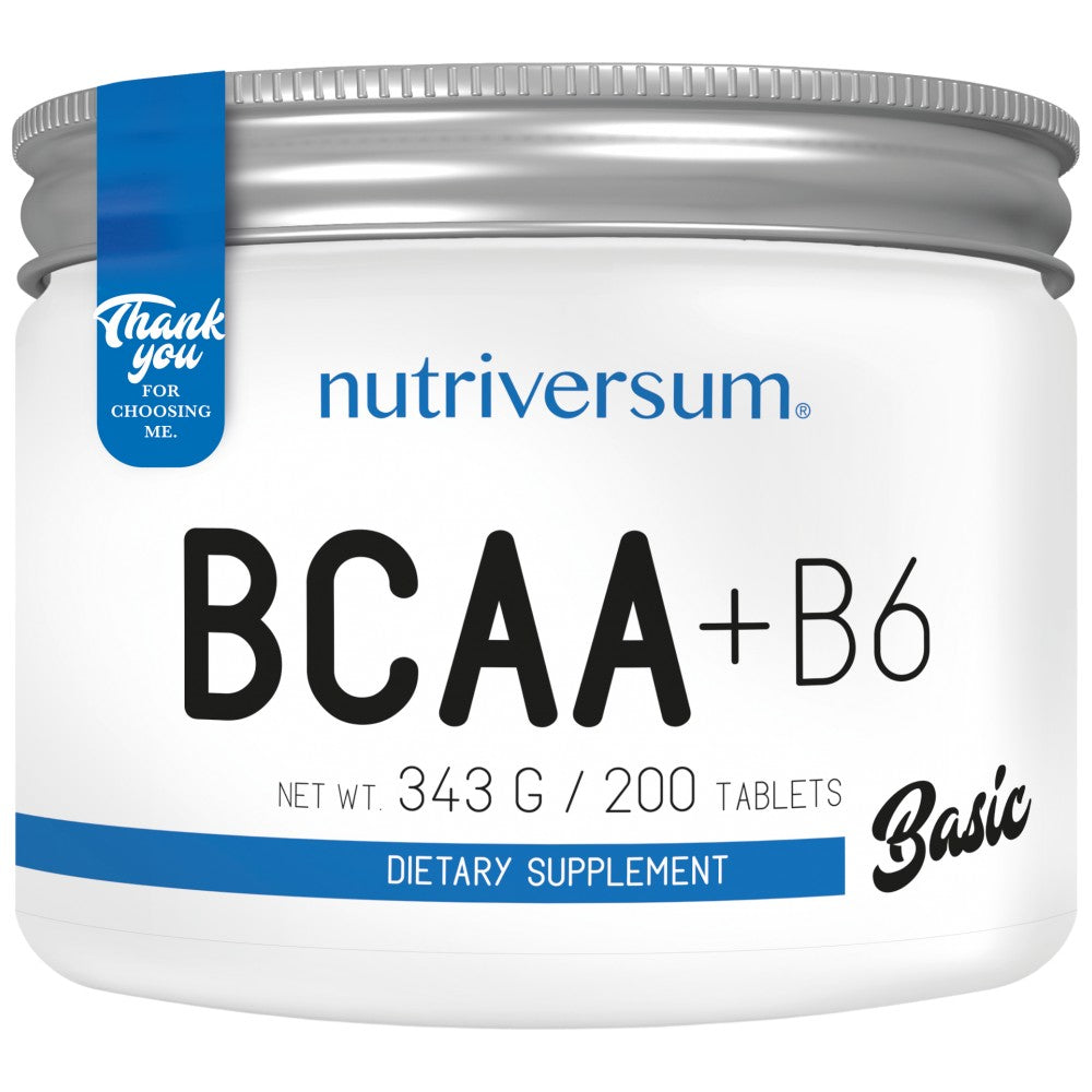 Tablety BCAA + B6 - 200 tabliet