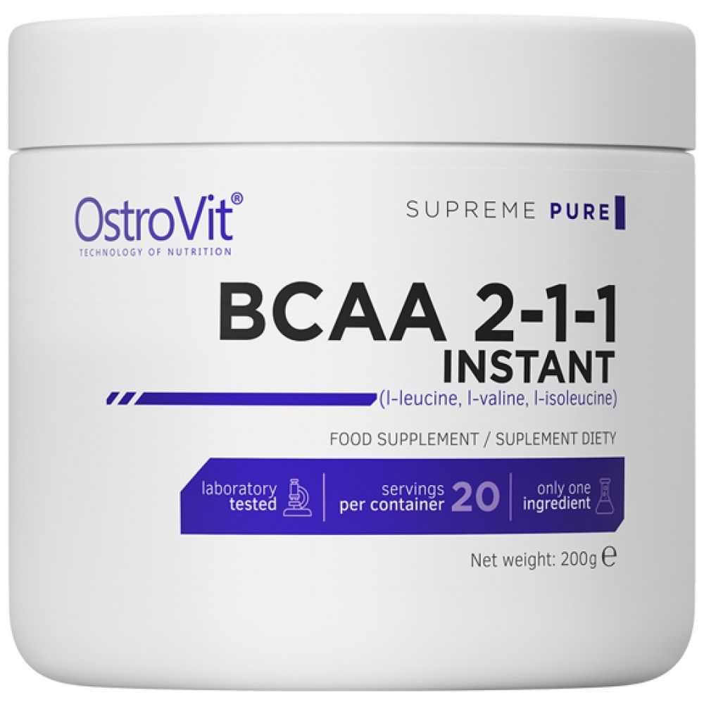 BCAA Okamžitý prášok - 200 gramov